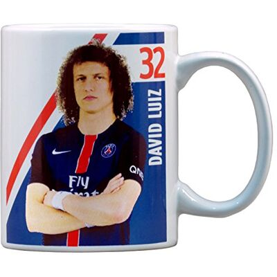 Paris Saint-Germain Mug PSG David Luiz Collection Officielle - Publicité Paris Saint-Germain Mug PSG David Luiz Collection Officielle - Publicité
