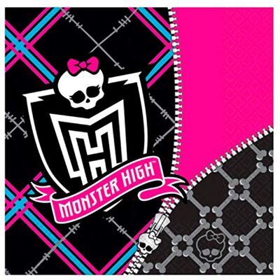 amscan Generique 20 Serviettes en Papier Monster High 33 x 33 cm - Publicité amscan Generique 20 Serviettes en Papier Monster High 33 x 33 cm - Publicité