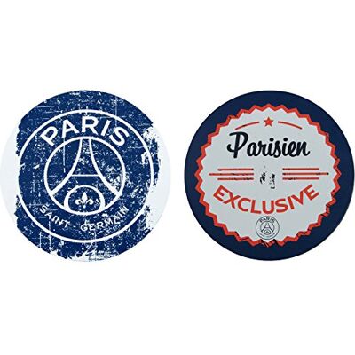 Paris Saint-Germain 2 x sous-bock Dessous de Verre PSG Collection Officielle - Publicité Paris Saint-Germain 2 x sous-bock Dessous de Verre PSG Collection Officielle - Publicité