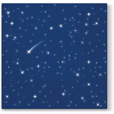 Servietten Weihnachten Lot de 20 serviettes de table motif ciel plein d'étoiles/Noël 33 x 33 cm - Publicité Servietten Weihnachten Lot de 20 serviettes de table motif ciel plein d'étoiles/Noël 33 x 33 cm - Publicité