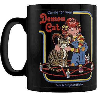 Tasse Unisexe Démon Chat Noir Pyramid Steven Rhodes - 325 Ml - Publicité Tasse Unisexe Démon Chat Noir Pyramid Steven Rhodes - 325 Ml - Publicité