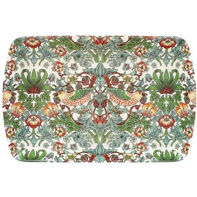 The Leonardo Collection William Morris Strawberry Thief Petit Plateau pour Servir des Plats Plateaux de Service pour Accessoires de Cuisine Plateau de Service pour Servir des Aliments et du thé - Publicité The Leonardo Collection William Morris Strawberry Thief Petit Plateau pour Servir des Plats Plateaux de Service pour Accessoires de Cuisine Plateau de Service pour Servir des Aliments et du thé - Publicité