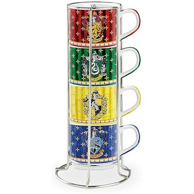 Egan Lot de 4 tasses à café Warner Bros Harry Potter Collection Lot de 4 tasses à café Harry Potter en porcelaine avec une capacité de 80 ml. Référence : 128005. Publicité Egan Lot de 4 tasses à café Warner Bros Harry Potter Collection Lot de 4 tasses à café Harry Potter en porcelaine avec une capacité de 80 ml. Référence : 128005. Publicité