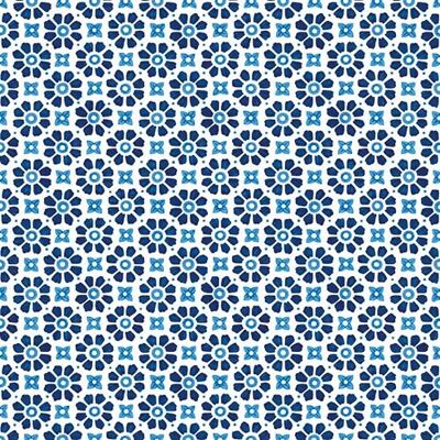 Serviettenshop Lot de 20 serviettes de table à motif floral Bleu 33 x 33 cm - Publicité Serviettenshop Lot de 20 serviettes de table à motif floral Bleu 33 x 33 cm - Publicité