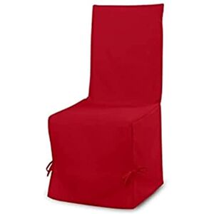 Soleil d'ocre , Panama Housse de Chaise Coton Rouge - Publicité Soleil d'ocre , Panama Housse de Chaise Coton Rouge - Publicité