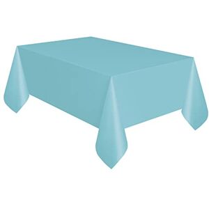 Unique - Nappe en Plastique-2,74 m x 1,37 m-Couleur Sarcelle, 46864, Teal - Publicité