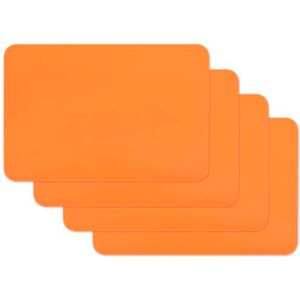 Venilia Orange Ensemble de Sets de Dessous de Verre - Publicité Venilia Orange Ensemble de Sets de Dessous de Verre - Publicité