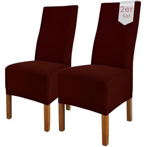 sh SCHEFFLER-HOME LIVE HOMESTYLE -Housses de chaise en coton extensible pour la maison Emma Lot de 2 housses élastiques pour chaise de salle à manger Housse Spandex avec bande élastique Housse de chaise élégante, marron - Publicité sh SCHEFFLER-HOME LIVE HOMESTYLE -Housses de chaise en coton extensible pour la maison Emma Lot de 2 housses élastiques pour chaise de salle à manger Housse Spandex avec bande élastique Housse de chaise élégante, marron - Publicité