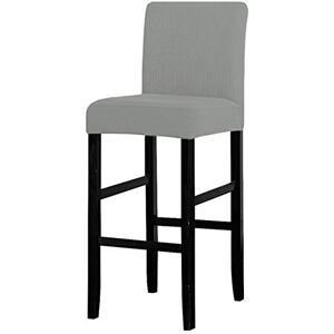 LANSHENG Housses de Chaise de Bar, Housse de Chaise Lavable Extensible et Amovible pour Chaise de Salle à Manger pivotante Courte Chaise arrière Tabouret de Bar Chaise (Gris Clair,1 Pcs) - Publicité LANSHENG Housses de Chaise de Bar, Housse de Chaise Lavable Extensible et Amovible pour Chaise de Salle à Manger pivotante Courte Chaise arrière Tabouret de Bar Chaise (Gris Clair,1 Pcs) - Publicité