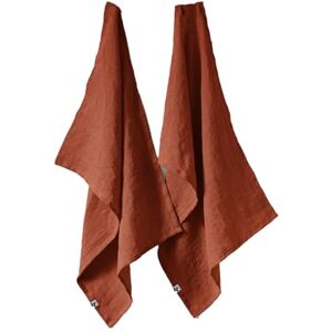 AltoBuy Margaux Lot de 2 Torchons Essuie-Vaisselle 50x70cm Lin Lavé Paprika - Publicité AltoBuy Margaux Lot de 2 Torchons Essuie-Vaisselle 50x70cm Lin Lavé Paprika - Publicité