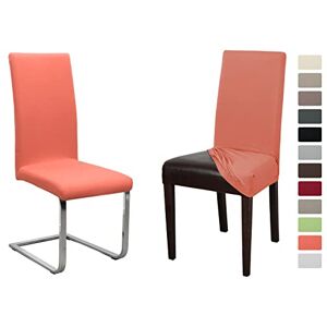 BEAUTEX Lot de 2 Housses de Chaise en Jersey (Couleur sélectionnable), Housse élastique uni Stretch en Coton, bi-élastique, Flamant - Publicité BEAUTEX Lot de 2 Housses de Chaise en Jersey (Couleur sélectionnable), Housse élastique uni Stretch en Coton, bi-élastique, Flamant - Publicité