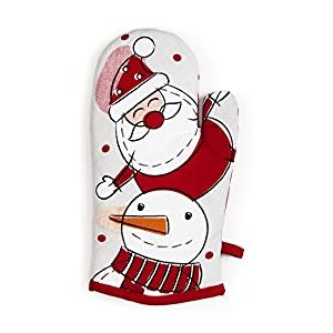 EXCELSA Gant de four bonhomme de neige - Coton, Décor de Noël, 32,5x16,5cm - Publicité EXCELSA Gant de four bonhomme de neige - Coton, Décor de Noël, 32,5x16,5cm - Publicité