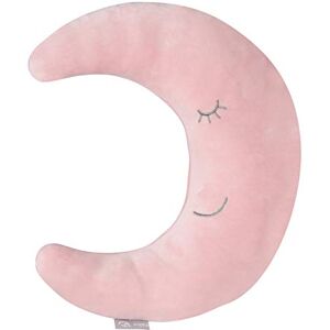roba Coussin Décoratif pour Chambre d'Enfant en Forme de Lune Style 30 x 25 cm Oreiller Bébé en Peluche Visage Souriant Brodé Rose Pastel - Publicité roba Coussin Décoratif pour Chambre d'Enfant en Forme de Lune Style 30 x 25 cm Oreiller Bébé en Peluche Visage Souriant Brodé Rose Pastel - Publicité