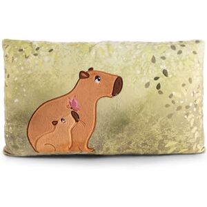NICI Coussin en peluche Capybara Capy-Barbara 43 x 25cm Moelleux pour filles, garçons & bébés, Rectangulaire en peluche 61226 - Publicité NICI Coussin en peluche Capybara Capy-Barbara 43 x 25cm Moelleux pour filles, garçons & bébés, Rectangulaire en peluche 61226 - Publicité