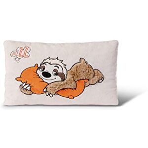 NICI 43491 Coussin Rectangulaire Paresseux Wave Dave 43 x 25 cm Blanc - Publicité NICI 43491 Coussin Rectangulaire Paresseux Wave Dave 43 x 25 cm Blanc - Publicité