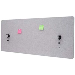 Mendler Paroi de séparation acoustique HWC-G75 tissu 140x60cm gris - Publicité Mendler Paroi de séparation acoustique HWC-G75 tissu 140x60cm gris - Publicité