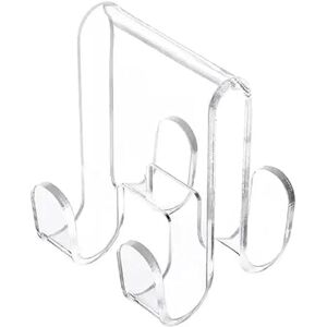 Wilitto Crochets doubles pour porte de douche en verre et verre pour une épaisseur de 1 cm, porte-serviettes, peignoirs en acrylique, crochet de porte pour serviette de douche, porte-peignoir, 1 pièce - Publicité Wilitto Crochets doubles pour porte de douche en verre et verre pour une épaisseur de 1 cm, porte-serviettes, peignoirs en acrylique, crochet de porte pour serviette de douche, porte-peignoir, 1 pièce - Publicité