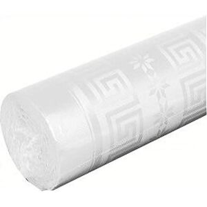 Le Géant de la Fête COLDIS 36593 Nappe Papier Damassé 1,20 x 10 m 45 g/m2 Rouleau Extra Blanc - Publicité Le Géant de la Fête COLDIS 36593 Nappe Papier Damassé 1,20 x 10 m 45 g/m2 Rouleau Extra Blanc - Publicité