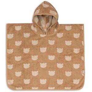Jollein Poncho de bain bébé et enfant Jacquard, Teddy Bear 100% coton éponge certifié OEKO-TEX poncho serviette pour filles et garçons - Publicité Jollein Poncho de bain bébé et enfant Jacquard, Teddy Bear 100% coton éponge certifié OEKO-TEX poncho serviette pour filles et garçons - Publicité