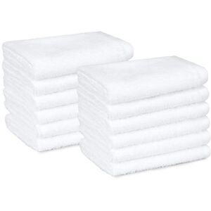 Tissu en coton Amazon Basics - 12 pièces blanc - Tissu de nettoyage - Publicité Tissu en coton Amazon Basics - 12 pièces blanc - Tissu de nettoyage - Publicité