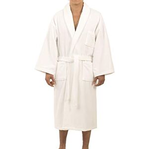 alpine swiss Aiden Peignoir en coton éponge pour homme Col châle Peignoir de spa en velours WHT ML - Publicité alpine swiss Aiden Peignoir en coton éponge pour homme Col châle Peignoir de spa en velours WHT ML - Publicité