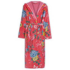 PiP Studio Peignoir de bain Good Evening Corail Sauna Éponge Motif floral Peignoir de chambre Fleuri avec Capuche, Taille : S - Publicité PiP Studio Peignoir de bain Good Evening Corail Sauna Éponge Motif floral Peignoir de chambre Fleuri avec Capuche, Taille : S - Publicité
