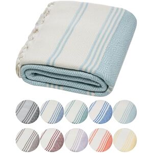 DEMMEX Serviette Hammam Peshtemal en Coton Turc Bio – Légère, Absorbante et à Séchage Rapide, Anti-Sable, Serviette de Plage et Bain, 180x90 cm (Bleu Ardoise) - Publicité DEMMEX Serviette Hammam Peshtemal en Coton Turc Bio – Légère, Absorbante et à Séchage Rapide, Anti-Sable, Serviette de Plage et Bain, 180x90 cm (Bleu Ardoise) - Publicité