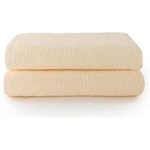 Top Towel Plus Lot de 2 Grandes Serviettes de Bain Grandes Serviettes de Douche Serviette de Bain de 100 x 150 cm Naturel - Publicité Top Towel Plus Lot de 2 Grandes Serviettes de Bain Grandes Serviettes de Douche Serviette de Bain de 100 x 150 cm Naturel - Publicité