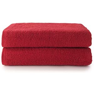 Top Towel Plus -Lot de 2 Grandes Serviettes de Bain Grandes Serviettes de Douche Serviette de Bain de 100 x 150 cm Grenate - Publicité Top Towel Plus -Lot de 2 Grandes Serviettes de Bain Grandes Serviettes de Douche Serviette de Bain de 100 x 150 cm Grenate - Publicité