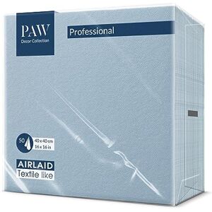 PAW Decor Collection PAW Serviette de Table Papier Airlaid (40 x 40 cm) I Monochrome, Bleu I Décoration Anniversair, Mariage, Bapteme Garcon et Fille I Structure en Tissu I Color: Monocolor (light blue) - Publicité PAW Decor Collection PAW Serviette de Table Papier Airlaid (40 x 40 cm) I Monochrome, Bleu I Décoration Anniversair, Mariage, Bapteme Garcon et Fille I Structure en Tissu I Color: Monocolor (light blue) - Publicité