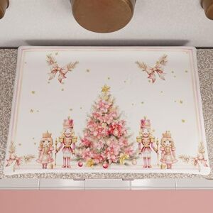 PETTI Artigiani Italiani Couvre-Plaque de Noël 46x76 cm, Protège-Plaque Décoratif et Lavable, Design Festif en Microfibre de Qualité, Motif 'Casse-Noisette Rose', 100% Fabriqué en Italie - Publicité PETTI Artigiani Italiani Couvre-Plaque de Noël 46x76 cm, Protège-Plaque Décoratif et Lavable, Design Festif en Microfibre de Qualité, Motif 'Casse-Noisette Rose', 100% Fabriqué en Italie - Publicité