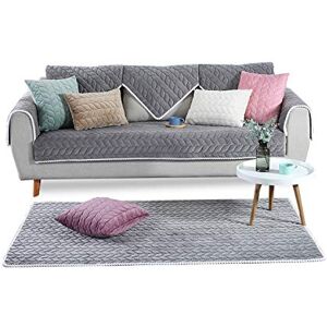 PETCUTE Housse de Canapé Dangle,4/3/2/1 Places Couvre Canapé,Revetement de canape Antiderapante Universel,Protège-Canapé pour Chiens,Multifonction Serviette de Canapé,Gris 110 * 180cm - Publicité PETCUTE Housse de Canapé Dangle,4/3/2/1 Places Couvre Canapé,Revetement de canape Antiderapante Universel,Protège-Canapé pour Chiens,Multifonction Serviette de Canapé,Gris 110 * 180cm - Publicité