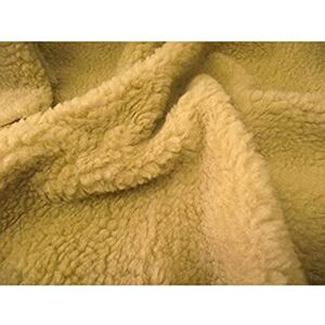 CRS Fur Fabrics Tissu en Peau de Mouton Sherpa en Fausse Fourrure – Avoine - Publicité CRS Fur Fabrics Tissu en Peau de Mouton Sherpa en Fausse Fourrure – Avoine - Publicité
