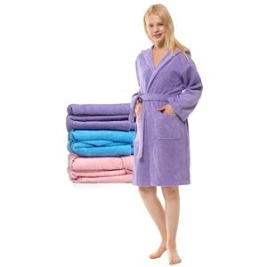 Twinzen Peignoir Adolescent Garçon Fille à Capuche, 100% Coton OekoTex, 15-16 Ans Mauve Tissu Éponge Peignoir de Bain Ultra Doux et Absorbant - Publicité Twinzen Peignoir Adolescent Garçon Fille à Capuche, 100% Coton OekoTex, 15-16 Ans Mauve Tissu Éponge Peignoir de Bain Ultra Doux et Absorbant - Publicité