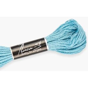 Luca-S Fil à broder de qualité supérieure , 100 % coton Giza, coton tressé certifié Oeko TEX 173 / DMC 3766 / Anchor 1038 - Publicité Luca-S Fil à broder de qualité supérieure , 100 % coton Giza, coton tressé certifié Oeko TEX 173 / DMC 3766 / Anchor 1038 - Publicité