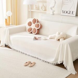 ZCXRYFL Housse De Canapé D'Angle 1 2 3 4 Places Couvre Jeté De Canapé De Luxe Tout Compris Couverture De Canapé AntidéRapante En Forme De L U Plaids D'ExtéRieur Polyvalente Pour Camping (130X230cm,White) - Publicité ZCXRYFL Housse De Canapé D'Angle 1 2 3 4 Places Couvre Jeté De Canapé De Luxe Tout Compris Couverture De Canapé AntidéRapante En Forme De L U Plaids D'ExtéRieur Polyvalente Pour Camping (130X230cm,White) - Publicité
