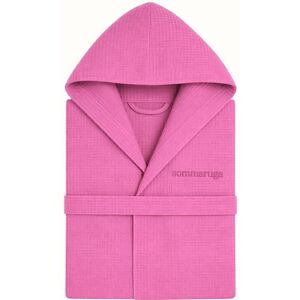 o-day Peignoir à structure alvéolaire pour homme et femme, en coton, avec capuche, poches et ceinture, léger et idéal pour les voyages S-XXXL, M - Publicité o-day Peignoir à structure alvéolaire pour homme et femme, en coton, avec capuche, poches et ceinture, léger et idéal pour les voyages S-XXXL, M - Publicité