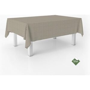 ECOMMERC3 Nappe Anti-Taches Vichy pour Table rectangulaire Taille 100 x 140 cm Nappe Vichy Toucher Extra Douce et imperméable, Couleur Cuir - Publicité ECOMMERC3 Nappe Anti-Taches Vichy pour Table rectangulaire Taille 100 x 140 cm Nappe Vichy Toucher Extra Douce et imperméable, Couleur Cuir - Publicité