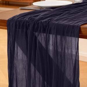 Foatcox Chemin de Table Aubergine, 300 x 90 cm Style Bohème Table de Cuisine en Gaze pour Les Mariages, Anniversaires, Fêtes Prénatales, Enterrements de Jeune Décorations de Banquets - Publicité Foatcox Chemin de Table Aubergine, 300 x 90 cm Style Bohème Table de Cuisine en Gaze pour Les Mariages, Anniversaires, Fêtes Prénatales, Enterrements de Jeune Décorations de Banquets - Publicité