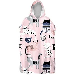 Morbuy Poncho de Bain Enfant Microfibre, Dessins Animés Serviettes de Bain Séchage Rapide Peignoir Natation Serviette de Plage à Capuche pour Filles Garçons Adulte (Chat tigré,75x110cm) - Publicité Morbuy Poncho de Bain Enfant Microfibre, Dessins Animés Serviettes de Bain Séchage Rapide Peignoir Natation Serviette de Plage à Capuche pour Filles Garçons Adulte (Chat tigré,75x110cm) - Publicité