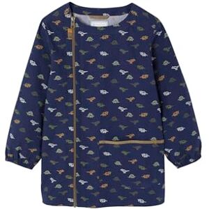 VERTBAUDET Tablier dinosaures garçon indigo 14A - Publicité VERTBAUDET Tablier dinosaures garçon indigo 14A - Publicité