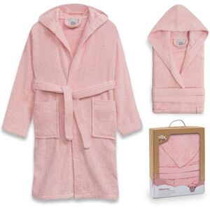 Peignoir rose - 100% coton éponge boîte T 10 12 - Publicité Peignoir rose - 100% coton éponge boîte T 10 12 - Publicité