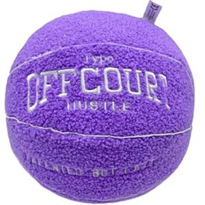 Herfair Coussin de Basketball 3D Offcourt 10 pouces Coussin de basketball souple Ballon en peluche Décoration de chambre de basket-ball Cadeaux pour garçons et filles (violet) - Publicité Herfair Coussin de Basketball 3D Offcourt 10 pouces Coussin de basketball souple Ballon en peluche Décoration de chambre de basket-ball Cadeaux pour garçons et filles (violet) - Publicité