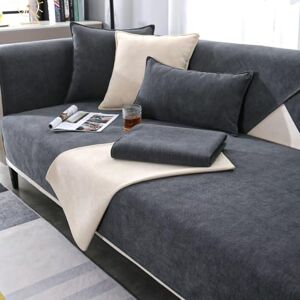 Gluhbirnen Housse de protection de canapé, en forme de L, antidérapante, pour chien et chat, gris foncé, 70 x 70 cm - Publicité Gluhbirnen Housse de protection de canapé, en forme de L, antidérapante, pour chien et chat, gris foncé, 70 x 70 cm - Publicité