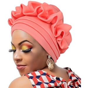 Ldbuejiaja Bonnet pré-noué avec nœud de fleur Turban africain pour femme Turban pré-noué Turban torsadé pré-noué, a, taille unique - Publicité Ldbuejiaja Bonnet pré-noué avec nœud de fleur Turban africain pour femme Turban pré-noué Turban torsadé pré-noué, a, taille unique - Publicité