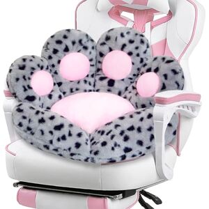 DOBUONO Coussin Kawaii en Forme de Patte de Chat Coussin de Chaise de Bureau en Peluche Confortable en Forme de Patte de Chat Coussin de Chaise Mignon pour Fille, décoration de Chambre à Coucher - Publicité DOBUONO Coussin Kawaii en Forme de Patte de Chat Coussin de Chaise de Bureau en Peluche Confortable en Forme de Patte de Chat Coussin de Chaise Mignon pour Fille, décoration de Chambre à Coucher - Publicité