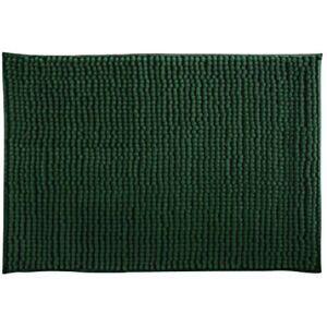 Tapis de bain en chenille microfibre MSV 50x80cm Vert Foncé - Tapis de bain - Publicité Tapis de bain en chenille microfibre MSV 50x80cm Vert Foncé - Tapis de bain - Publicité