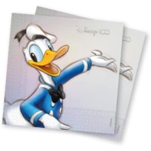 Procos Disney Lot de 20 serviettes en papier Donald Duck 33 x 33 cm - Publicité Procos Disney Lot de 20 serviettes en papier Donald Duck 33 x 33 cm - Publicité
