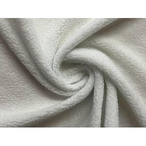 CRS Fur Fabrics Tissu polaire imitation peau de mouton Sherpa Blanc 1 m - Publicité CRS Fur Fabrics Tissu polaire imitation peau de mouton Sherpa Blanc 1 m - Publicité