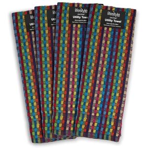 Emma Barclay Lot de 4 Serviettes Utilitaires Extra Larges en Coton Absorbant 45 x 90 cm pour Petits travaux, Polissage, torchons de Cuisine et Plus Encore - Publicité Emma Barclay Lot de 4 Serviettes Utilitaires Extra Larges en Coton Absorbant 45 x 90 cm pour Petits travaux, Polissage, torchons de Cuisine et Plus Encore - Publicité